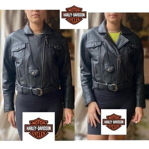 Harley-Davidson Women's Classic Black Leather Jacket